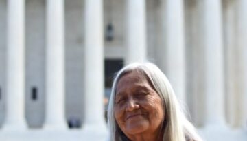 Apache stronghold leaders gathered at the U.S. Supreme Court