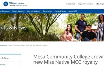 MCC Miss Native royalty Mesa Community College crowns new Miss Native MCC royalty