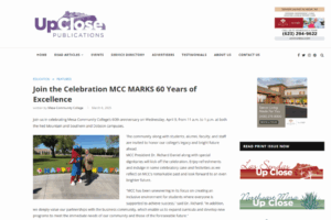 MCC UpClose - 60 Years of Excellence