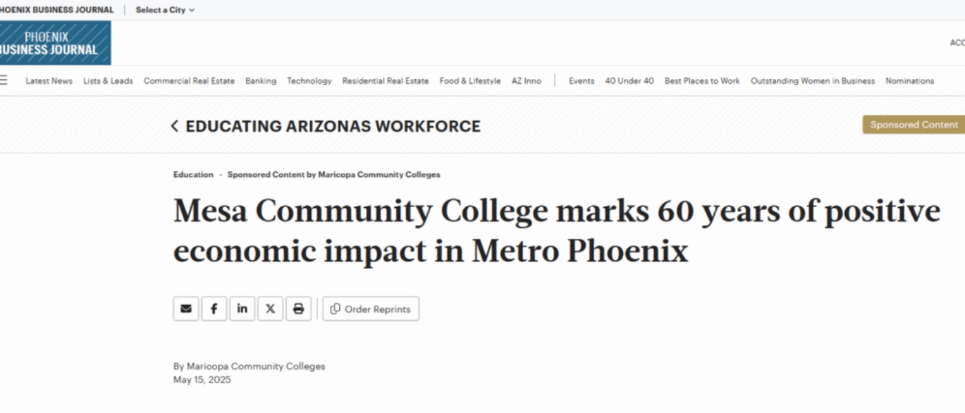 Phoenix Business Journal - MCC 60 years