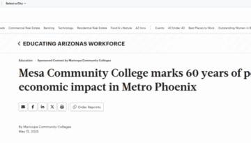 Phoenix Business Journal - MCC 60 years